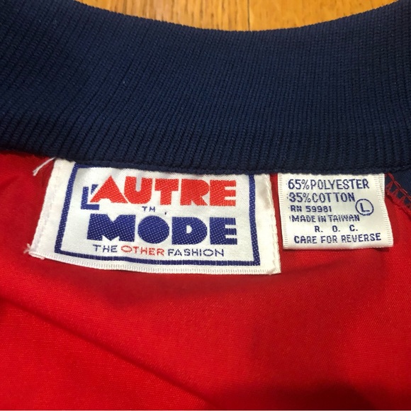 Super Rad Vintage L’AUTRE MODE Pullover Jacket with Large Front Pocket - Picture 9 of 10